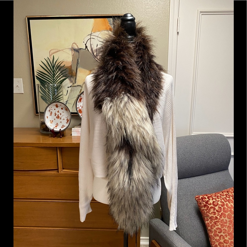 Faux fur scarf from World Market